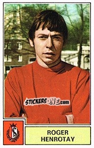 Sticker Roger Henrotay - Football Belgium 1972-1973 - Panini
