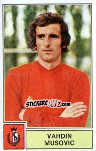 Sticker Vahdin Musovic - Football Belgium 1972-1973 - Panini