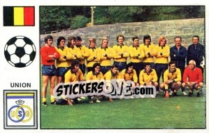 Figurina Team photo - Football Belgium 1972-1973 - Panini