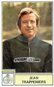 Figurina Jean Trappeniers - Football Belgium 1972-1973 - Panini