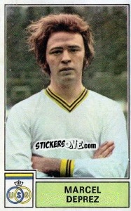 Cromo Marcel Deprez - Football Belgium 1972-1973 - Panini