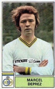 Sticker Marcel Deprez - Football Belgium 1972-1973 n. 235 - Panini