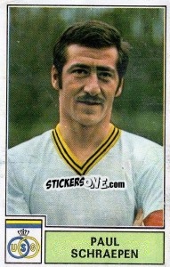 Sticker Paul Schaepen - Football Belgium 1972-1973 - Panini