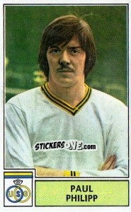 Sticker Paul Philipp - Football Belgium 1972-1973 - Panini