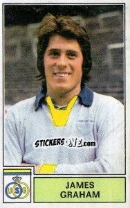Sticker James Graham - Football Belgium 1972-1973 - Panini