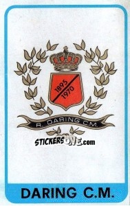 Cromo Badge (Daring C.M.) - Football Belgium 1972-1973 - Panini