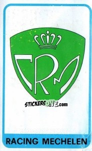 Sticker Badge (Racing Mechelen) - Football Belgium 1972-1973 n. 255 - Panini