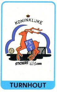 Figurina Badge (Turnhout) - Football Belgium 1972-1973 - Panini