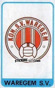 Figurina Badge (Waregem S.V.) - Football Belgium 1972-1973 - Panini