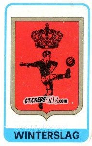 Sticker Badge (Winterslag) - Football Belgium 1972-1973 - Panini