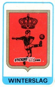 Cromo Badge (Winterslag) - Football Belgium 1972-1973 - Panini