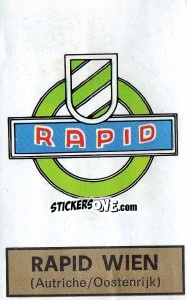 Sticker Badge (Rapid Wien) - Football Belgium 1972-1973 - Panini