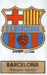 Figurina Badge (Barcelona) - Football Belgium 1972-1973 - Panini