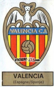 Cromo Badge (Valencia) - Football Belgium 1972-1973 - Panini