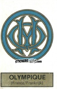 Sticker Badge (Olympique Marseille) - Football Belgium 1972-1973 - Panini