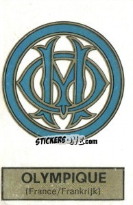 Sticker Badge (Olympique Marseille) - Football Belgium 1972-1973 n. 277 - Panini