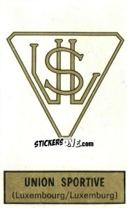 Sticker Badge (Union Sportive) - Football Belgium 1972-1973 n. 288 - Panini