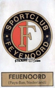 Cromo Badge (Feijenoord) - Football Belgium 1972-1973 - Panini