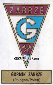 Sticker Badge (Gornik Zabrze) - Football Belgium 1972-1973 n. 292 - Panini