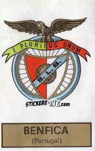 Cromo Badge (Benfica) - Football Belgium 1972-1973 - Panini