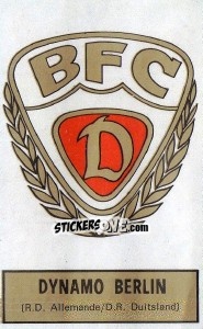 Sticker Badge (Dynamo Berlin) - Football Belgium 1972-1973 n. 295 - Panini
