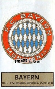 Sticker Badge (Bayern Munchen) - Football Belgium 1972-1973 - Panini