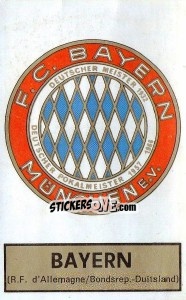 Sticker Badge (Bayern Munchen) - Football Belgium 1972-1973 n. 296 - Panini