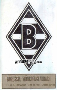Sticker Badge (Borussia Monchengladbach) - Football Belgium 1972-1973 - Panini