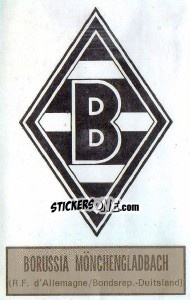 Sticker Badge (Borussia Monchengladbach) - Football Belgium 1972-1973 n. 297 - Panini