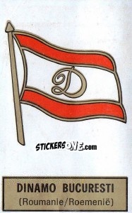 Sticker Badge (Dinamo Bucharest) - Football Belgium 1972-1973 - Panini