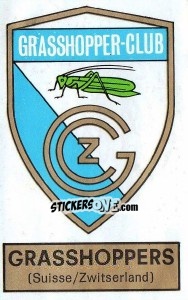 Cromo Badge (Grasshoppers) - Football Belgium 1972-1973 - Panini