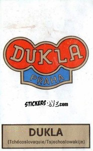 Sticker Badge (Dukla Prague) - Football Belgium 1972-1973 - Panini