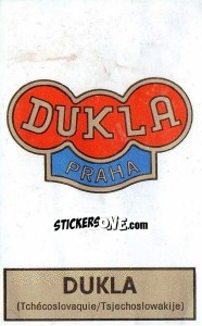 Sticker Badge (Dukla Prague) - Football Belgium 1972-1973 n. 302 - Panini