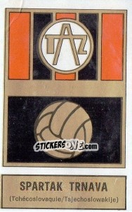 Cromo Badge (Spartak Trnava) - Football Belgium 1972-1973 - Panini