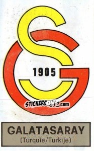 Sticker Badge (Galatasaray) - Football Belgium 1972-1973 - Panini