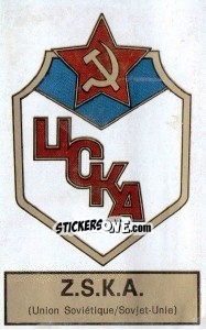 Cromo Badge (Z.S.K.A.) - Football Belgium 1972-1973 - Panini