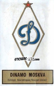 Sticker Badge (Dinamo Moscow) - Football Belgium 1972-1973 n. 306 - Panini