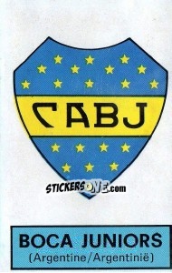 Cromo Badge (Boca Juniors) - Football Belgium 1972-1973 - Panini