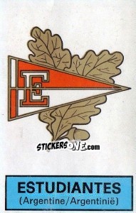 Figurina Badge (Estudiantes) - Football Belgium 1972-1973 - Panini