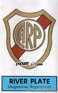 Sticker Badge (River Plate) - Football Belgium 1972-1973 n. 312 - Panini