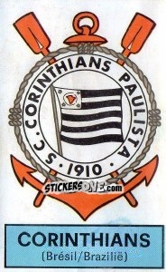Sticker Badge (Corinthians) - Football Belgium 1972-1973 n. 314 - Panini