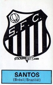 Figurina Badge (Santos) - Football Belgium 1972-1973 - Panini