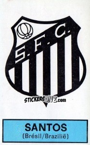 Sticker Badge (Santos) - Football Belgium 1972-1973 n. 318 - Panini