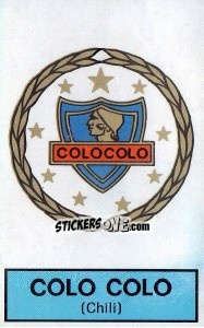 Cromo Badge (Colo Colo) - Football Belgium 1972-1973 - Panini