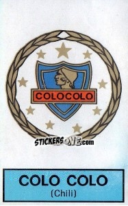 Sticker Badge (Colo Colo) - Football Belgium 1972-1973 n. 319 - Panini