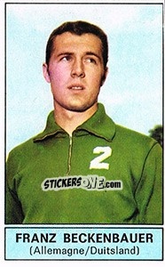 Sticker Franz Beckenbauer (West Germany) - Football Belgium 1972-1973 n. 323 - Panini