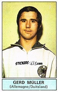 Sticker Gerd Muller (West Germany) - Football Belgium 1972-1973 - Panini