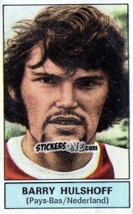 Sticker Barry Hulshoff (Holland) - Football Belgium 1972-1973 - Panini