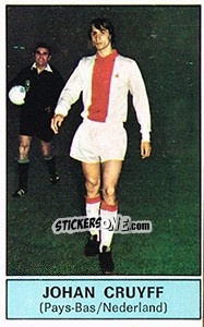 Figurina Johan Cruyff (Holland) - Football Belgium 1972-1973 - Panini