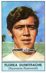 Sticker Florea Dumitrache (Romania) - Football Belgium 1972-1973 n. 346 - Panini